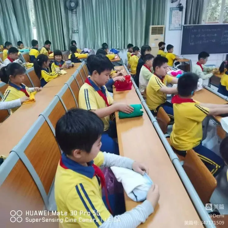 黄埔区新龙镇羊城家政基层服务站在黄埔区九龙第二小学开展“爱整理，懂收纳”进校园公益讲堂