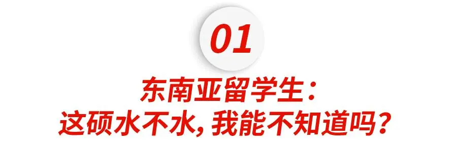 杀疯了的东南亚硕士：我不嫌它水，它不嫌我穷