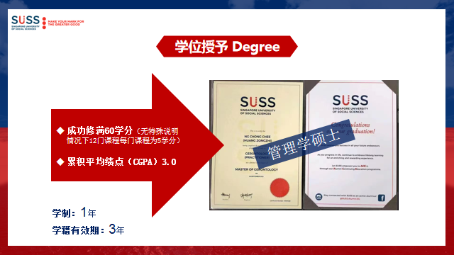 中留服认证！新加坡社科大学1年制管理学硕士