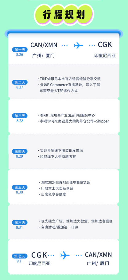 即将成团！跨境游学印尼站