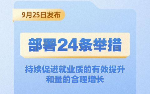 促就业！中共中央 国务院25日发布重要意见